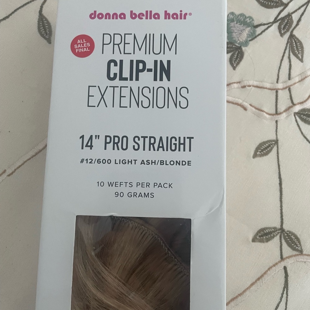 PREMIUM CLIP IN  Straight Hair Extensions 14 Inch